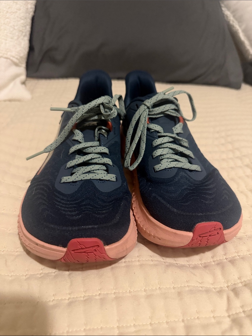 Altra Navy Blue and Pink Women's Athletic Shoes
